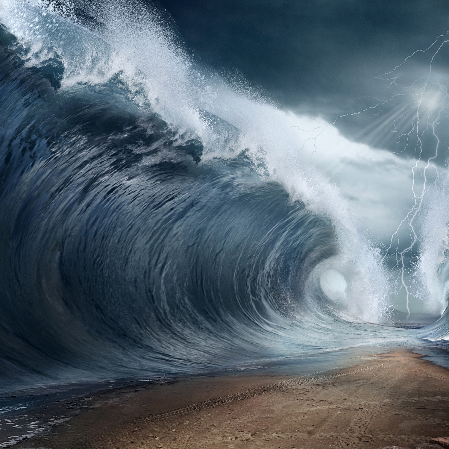 Tsunami. Research bag spændingsromanen VANDABEN